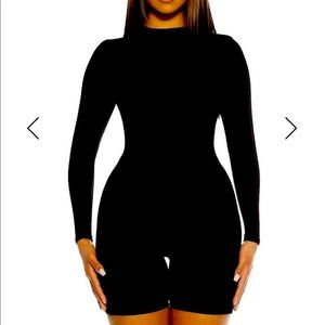 Naked Wardrobe Long sleeve romper 💋